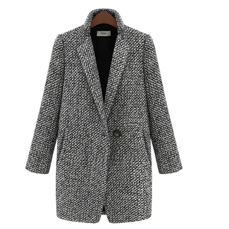 Woolen Slim Long Sleeve Coat (Private Listing 3025509)